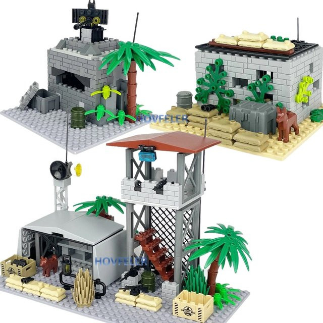 HOVFELER MOC City Militarys Szene Verteidigung, Bausteine Modell Set - Bild 1