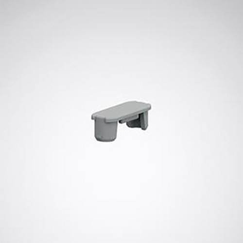 Trilux Hochvolt-Schienensystem-Komponente Rail Versch end_cap in Silbergrau - Bild 1