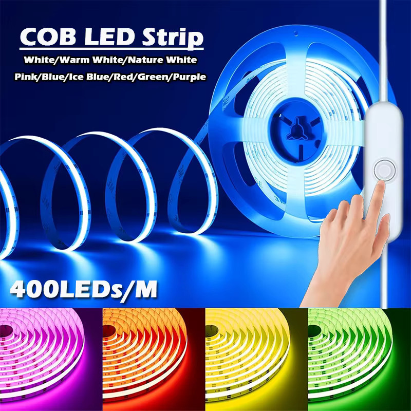 Acosh Neon COB LED-Streifen USB Flexibler LED-Lichtstreifen Warmweiß für Treppen und Möbel - Bild 6