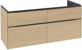 Villeroy & Boch Waschtischunterschrank Subway 3.0 in Beige, Wandmontage mit LED-Beleuchtung und Schubladen, B/T/H: 127,2 x 56,6 x 47,8 cm - Bild 1