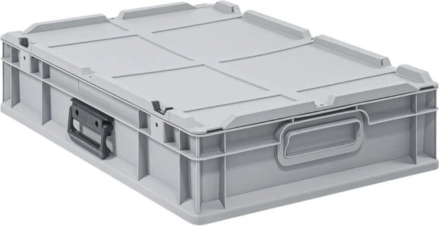 PROREGAL Eurobox Nextgen Transportbox Grau, H x B x T: 60 x 135 x 40 cm, 23 Liter Stapelbehälter - Bild 1