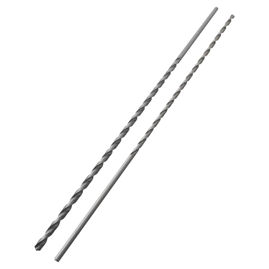 HSS Extra Langer Auger Bohrer Set in Silber für Metall Kunststoff und Holz, Durchmesser: 2 mm, 3 mm, 4 mm, 5 mm, 6 mm, Länge: 150 mm - Bild 2