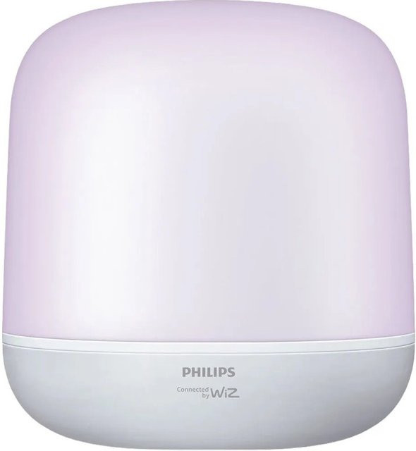 WiZ Smart Hero Tischleuchte LED Multicolor mit Gradient-Effekten, Weiß, Durchmesser: 15,8 cm - Bild 1
