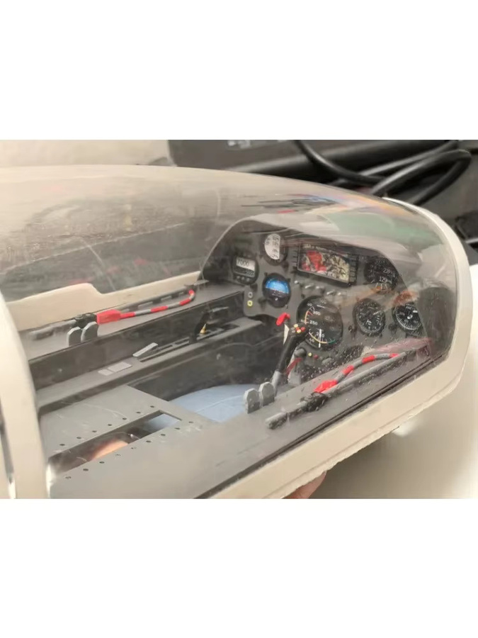 FMS Cockpit-Innenraum-FPV-Umbau-Kit, 3D-gedruckte farbige Upgrade-Teile - Bild 5