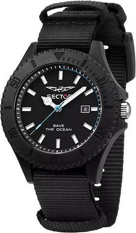 Sector Armbanduhr, Quarz, Edelstahl, Kunststoff, Schwarz, Herren - Bild 1