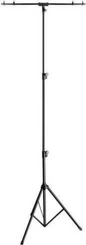 Gravity LS TBTV 28 Lichtstativ mit Traverse in Schwarz, belastbar bis 50 kg - Bild 1