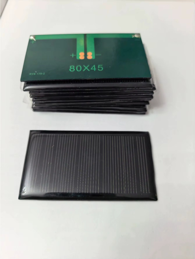 EESBAO Mini-Solarsystem 5V 80MA DIY Solarzelle in Schwarz für tragbare Akku-Handy-Ladegeräte - Bild 3