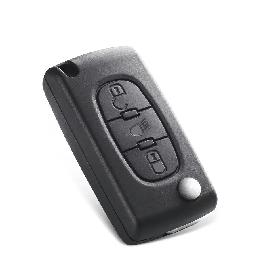 KEYYOU Autoschlüssel Fernbedienung für Citroen C4 C5 C6 C8 Xsara Picasso und Peugeot in Schwarz - Bild 2