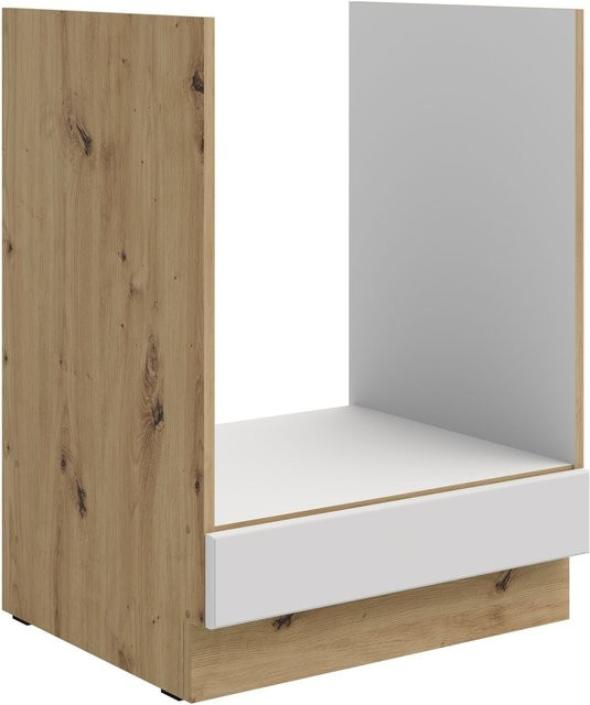 Herd Unterschrank Stilo in Weiss Eiche mit 60 cm Breite - Bild 1