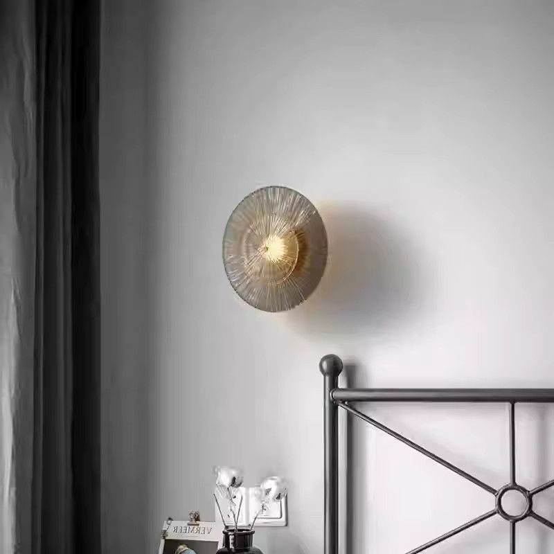 JIANKEXING Postmoderne Designer Wandlampe aus Glas und Messing für Wohnzimmer und Schlafzimmer - Bild 2