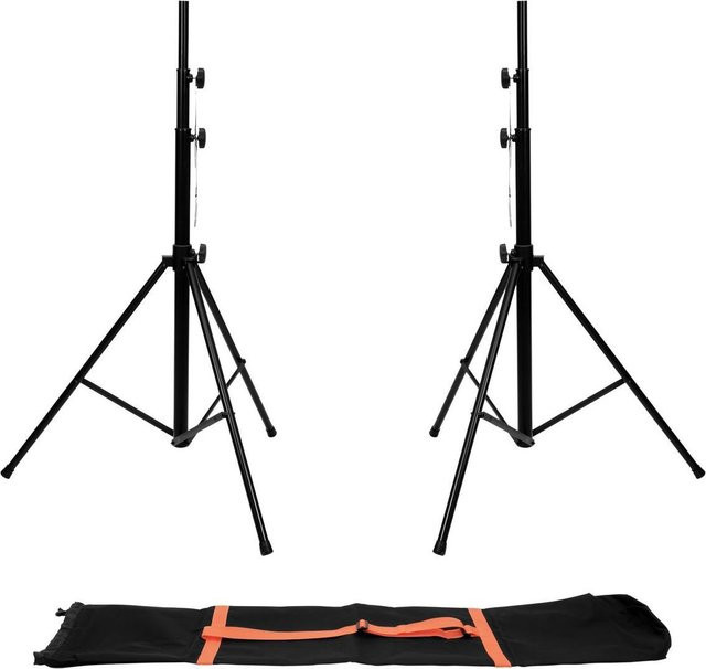 Eurolite Set 2x LS-1 EU Stahl in Schwarz und Silber mit Tragetasche - Bild 1