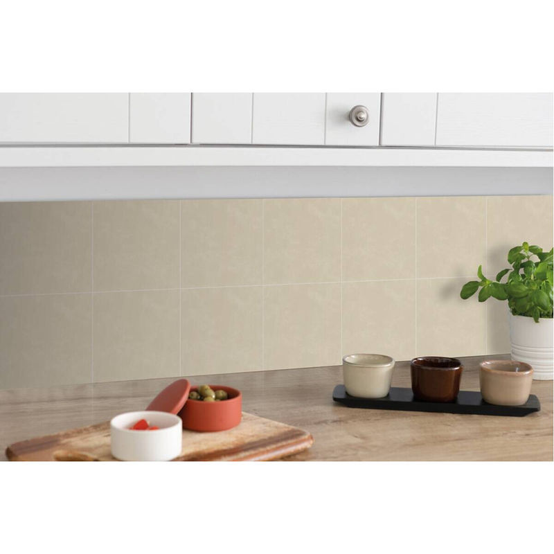 d-c-fix Selbstklebende Wandfliese beige matt B/H: 15,25 x 15,25 cm - Bild 2