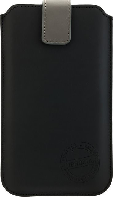 PETER JÄCKEL TREND CASE Handyhülle für Apple iPhone 6 Plus und Samsung Galaxy Note 4 in Black (5.7 bis 6.5 Zoll) - Bild 1
