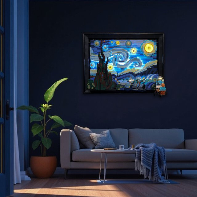 LEGO Vincent Van Gogh Die Sternennacht 21333, LED-Lichtset - Bild 1