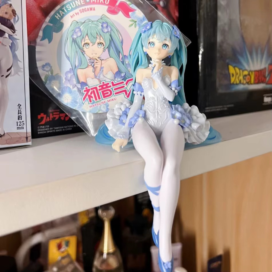 Bandai Hatsune Miku Blumenfee-Serie Nemophila Hellblaue Version, Actionfigur - Bild 3