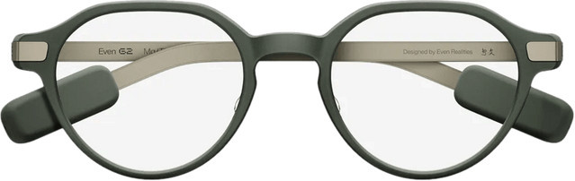EvenRealities Even G2A Smart Glasses Grün Transparent mit Bluetooth und Wasserresistenz - Bild 1