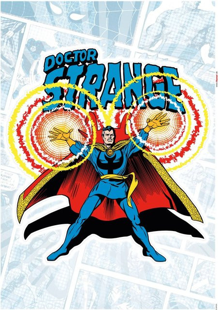 Komar Deko-Sticker Dr. Strange Classic, Multicolor, Breite: 50 cm, Höhe: 70 cm - Bild 1