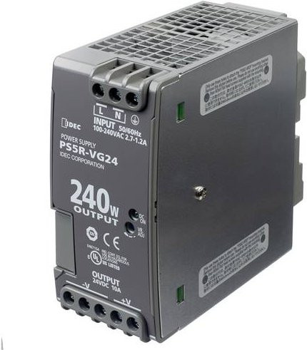 Idec PS5R-VG24 Hutschienen-Netzteil 240W in Grau mit 1 Ausgang - Bild 1