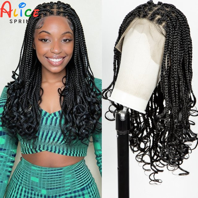 Alice Spring Knotless Box Braids Perücke mit Baby Hair, Damen - Bild 1