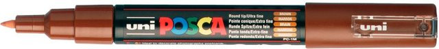 POSCA Marker PC-1MC mit feiner Spitze in Braun - Bild 1