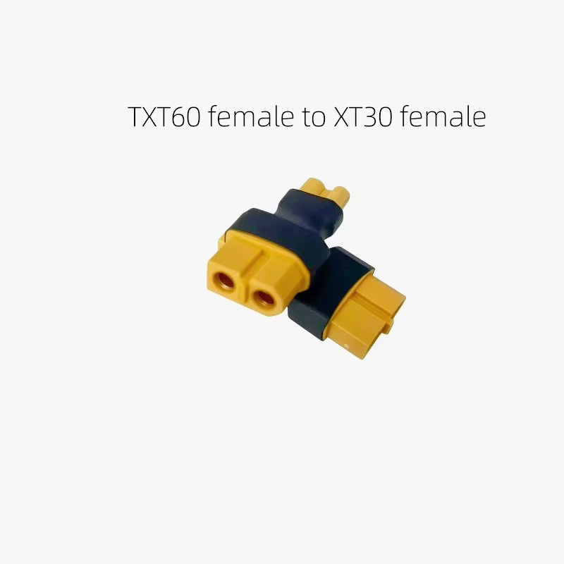 EVANOVM XT60 zu XT30 Adapter Set für Lithium-Batterien, männlich zu weiblich und weiblich zu weiblich, Gelb - Bild 2