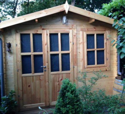 Gartenhaus Blockbohlenhaus Suffolk B x T: 3 x 2 m - Bild 1