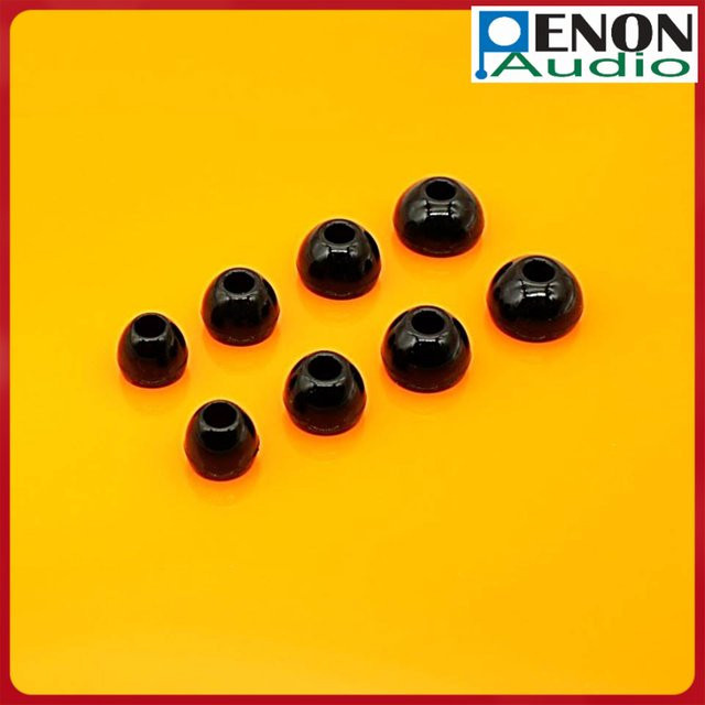 Penon Liqueur B Silikon-Ohrstöpsel Schwarz für HiFi-In-Ear-Kopfhörer und audiophile IEMs (3 Paar) - Bild 1