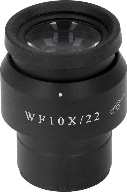 Painter Mikroskopokular WF10X Weitwinkel mit 22mm und 30mm Schnittstelle in Schwarz - Bild 1