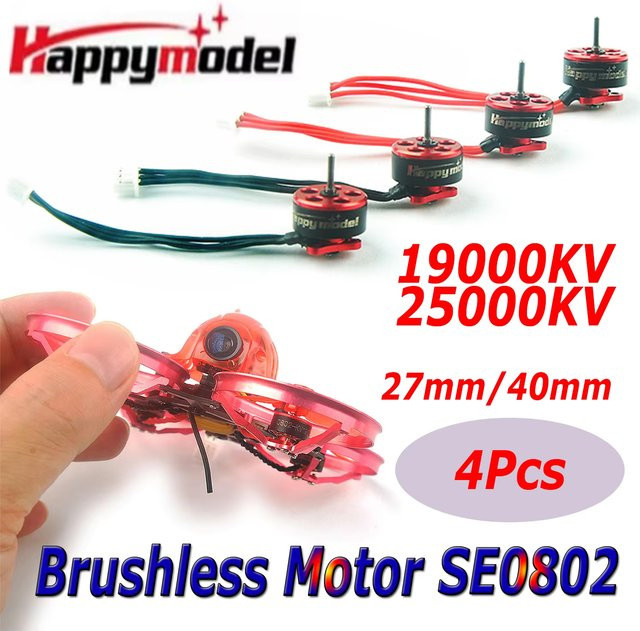 HappyModel SE0802 Wasserdichter Bürstenloser Motor, 4-teiliges Set, rot - Bild 1
