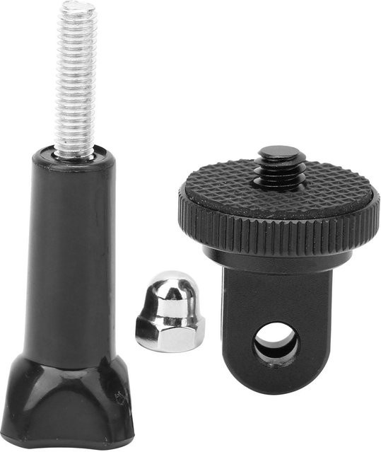 Andoer Kamerahalterungsadapter mit Verlängerungsarm aus Aluminiumlegierung für Insta360 ONE X und Insta360 X2 in Schwarz-Grau - Bild 1