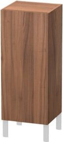 Duravit L-Cube individual Halbhochschrank mit Glastür rechts, Nussbaum natur, Wandmontage - Bild 1