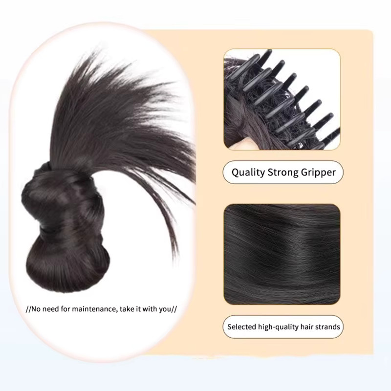 Sommer4 Synthetischer Haarknoten, Haarspange, Damen - Bild 4