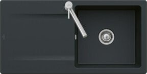Villeroy & Boch Spüle Siluet 60 Aufbauspüle aus Keramik in Chromite Grey - Bild 1