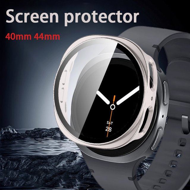 Samsung Galaxy Watch 8 Zubehör, Hülle, Displayschutzfolie, transparent, Unisex - Bild 1