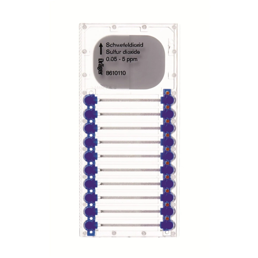 Dräger Microtubes für Schwefeldioxid 0.05 5 Ppm in Transparent - Bild 2