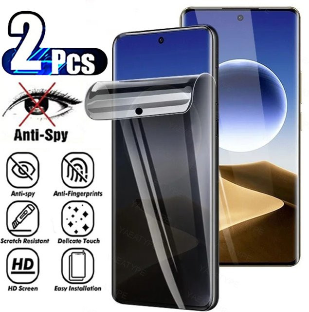 2er-Pack Anti-Spy Privatsphäre Hydrogel Displayschutz für Motorola Moto X70 Air G56 G96 G100 Pro G06 G57 G86 Power 5G - Bild 1