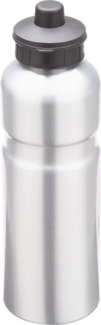 Prophete Alu-Trinkflasche mit Schraubverschluss, Silber, Schwarz, Grau, 750 ml - Bild 1