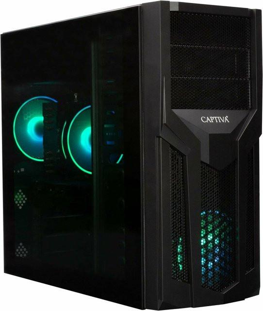 CAPTIVA Power Starter R77-998 Gaming-PC mit AMD Ryzen 5, 32 GB DDR4-SDRAM, 1 TB SSD, Windows 11 Home, Schwarz - Bild 1