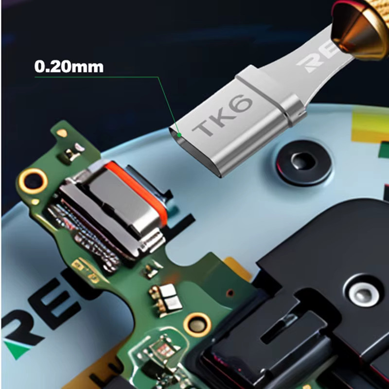 RELIFE TK6 5-in-1 Ladeanschluss-Schutzabdeckung für USB-C Ladeanschluss und Dock-Connector Lötwerkzeuge - Bild 3