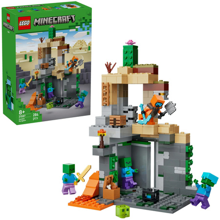 LEGO Minecraft Zombieverlies Bauspielzeug ab 8 Jahren
