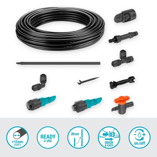 Gardena Micro-Drip-System Tropfbewässerungs-Set für Gemüse- und Blumenbeete zur Bewässerung von 60 m² - Bild 3