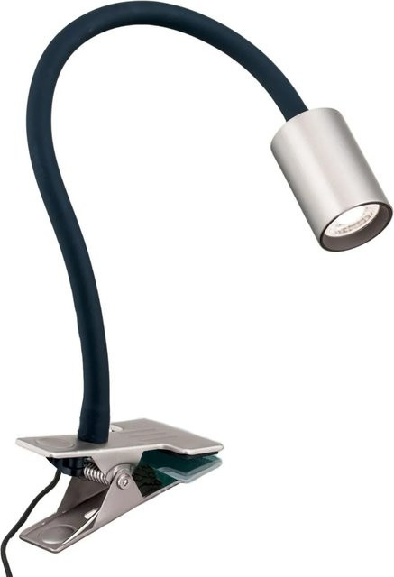 Orion Leuchten LED Klemmleuchte in Silber Matt mit 5W, 300LM und warmweißem Licht (3000K) - Bild 1
