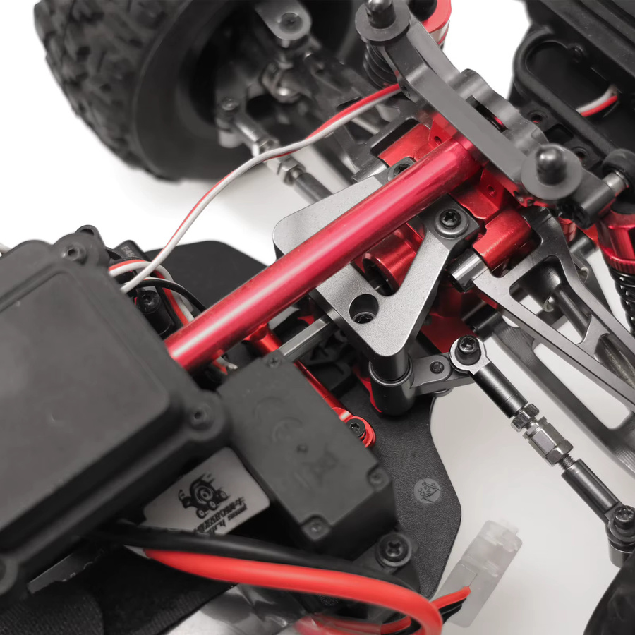 MJX Metall Lenkung Komponente Stange Servo Stange, Zubehör, Rot - Bild 4