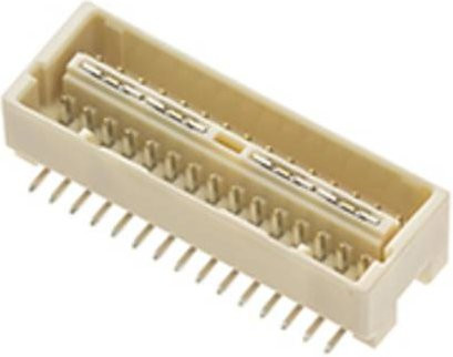 Molex Stiftgehäuse-Platine beige, Polzahl 30, Rastermaß 2.00mm, 2011970300 - Bild 1