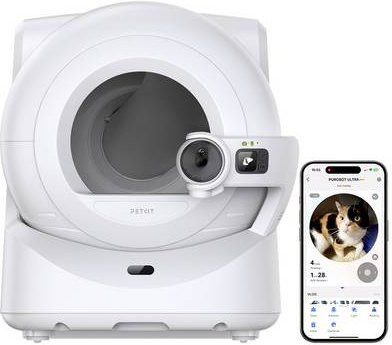 Petkit Purobot Ultra P9903 Selbstreinigendes Katzenklo in Weiß - Bild 1