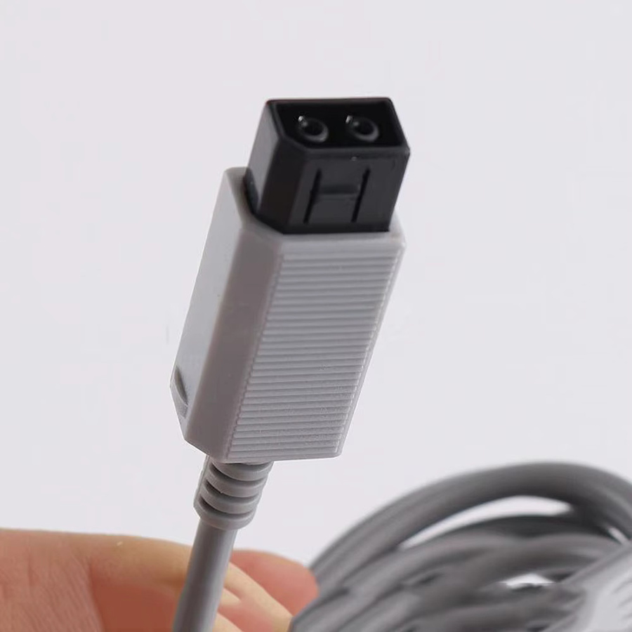 USB-C Ladekabel für Nintendo Wii mit LED-Anzeige, 45W PD Gaming-Stromversorgungskabel, grau, Länge: 1,8 m - Bild 3