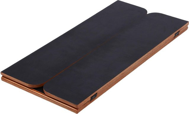 Nensit Wohnmobil Tischplatte aus Holz, quadratisch und faltbar, Farbe Schwarz, B: 59,5 cm, T: 58,3 cm - Bild 1