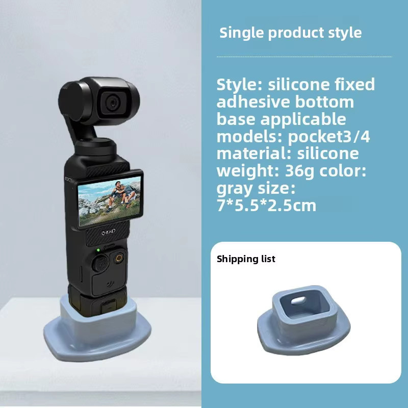 DJI Pocket 3 Silikon-Montageständer Rutschfeste Desktop-Fixierhalterung für Gimbal-Stabilisatoren - Bild 3