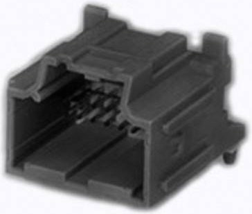 Molex Einbau-Stiftleiste Standard 2 Reihen Schwarz 346910160 Tray - Bild 1