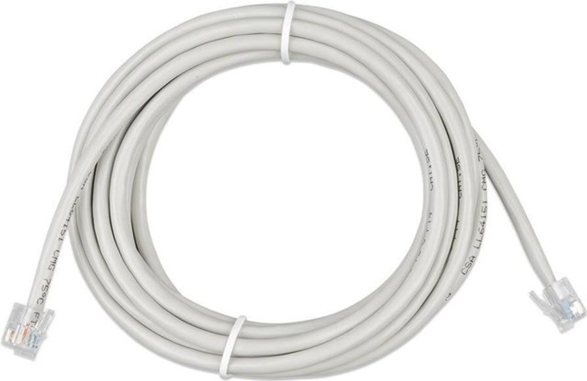 Victron Energy RJ12 UTP BMV ASS030066100 Anschlusskabel grau - Bild 2